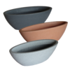 Pflanzschale oval 60 cm Kunststoff Schale Jardiniere verschiedene Farben
